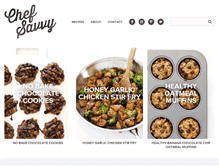 Tablet Screenshot of chefsavvy.com